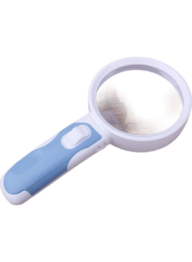 MIXOUT Handheld High-Definition Reading Magnifier, 5X Magnification, 90Mm Large Aperture, Clear Vision, With Led Light - Image 3