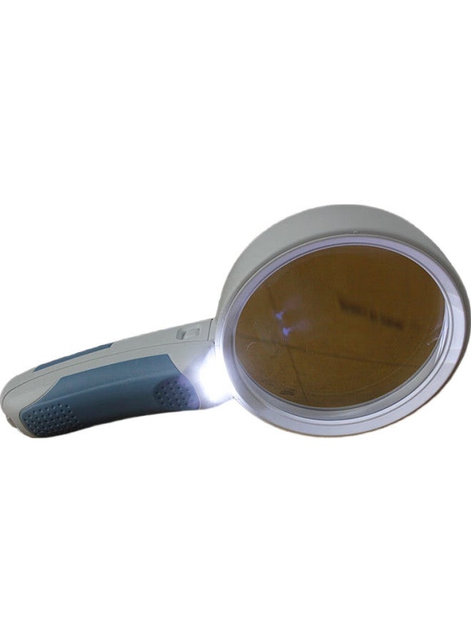 MIXOUT Handheld High-Definition Reading Magnifier, 5X Magnification, 90Mm Large Aperture, Clear Vision, With Led Light - Image 2