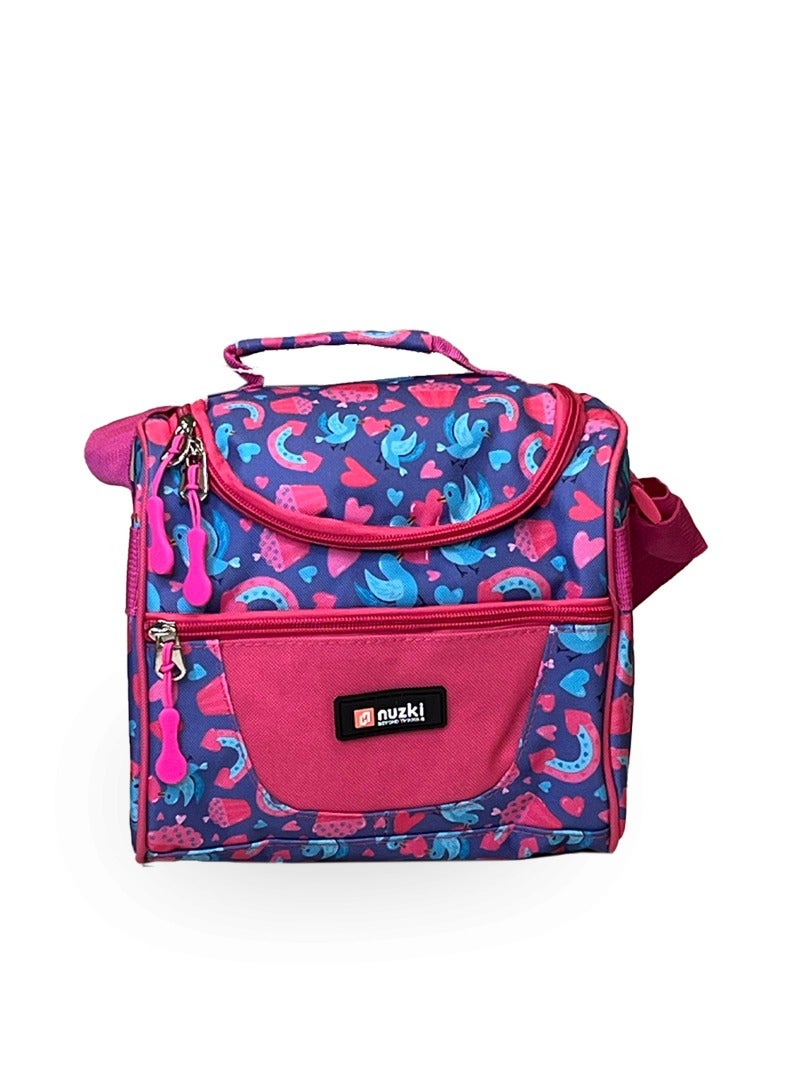 nuzki Nuzki Kids Insulated Lunch bag, Cooler Bag Travel Lunch Tote Bags With Adjustable Strap For School Children Student.  - Image 1