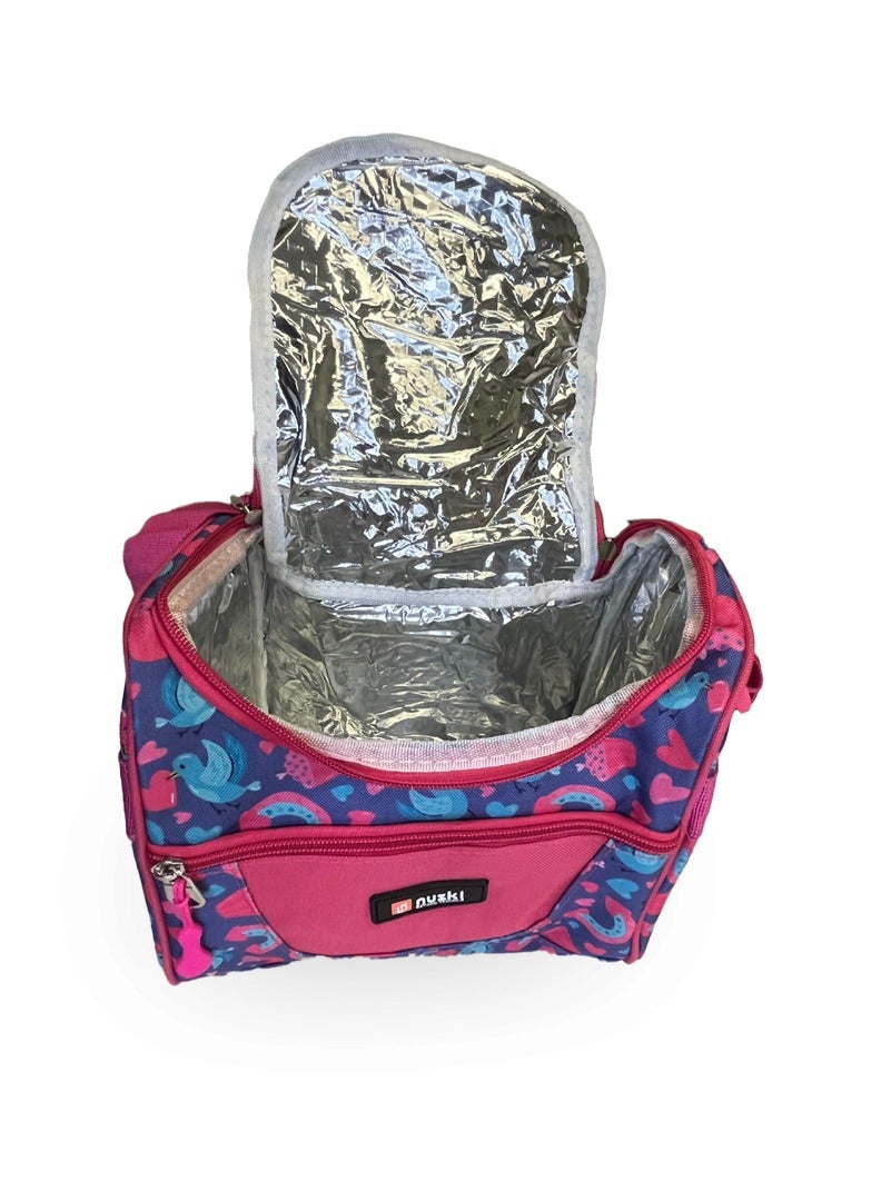 nuzki Nuzki Kids Insulated Lunch bag, Cooler Bag Travel Lunch Tote Bags With Adjustable Strap For School Children Student.  - Image 4