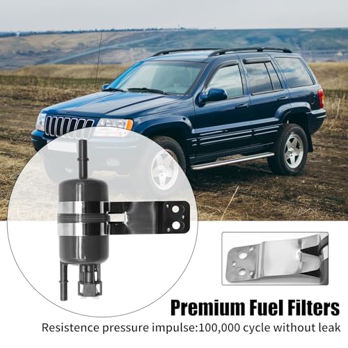 SYOWADA Fuel Filter Replacement For Jeep Grand Cherokee 4.0L 1999-2001, F65502 Fuel Filter Replacement For Grand Cherokee 4.7L 1999-2001 - Image 5