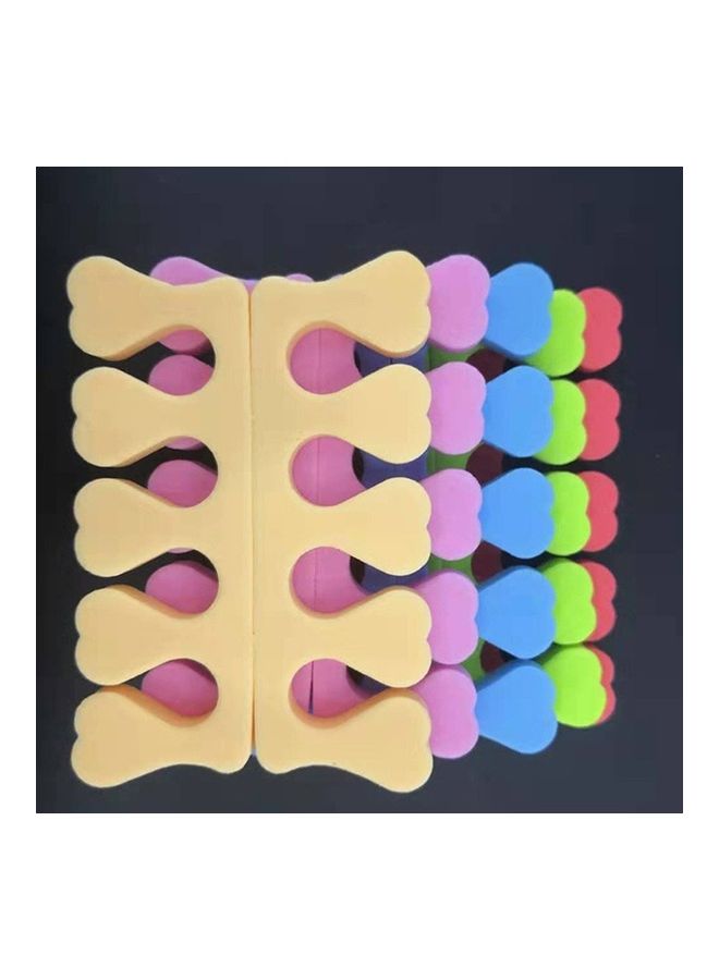 NIBEMINENT 100-Piece Toe Separators Soft Sponge Green - Image 3