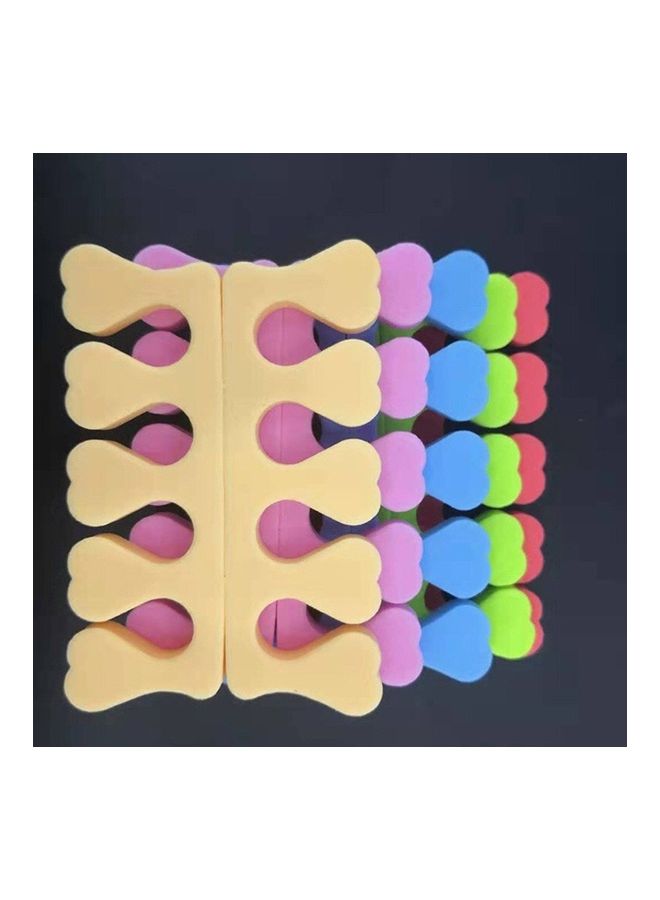 NIBEMINENT 100-Piece Toe Separators Soft Sponge Green - Image 4