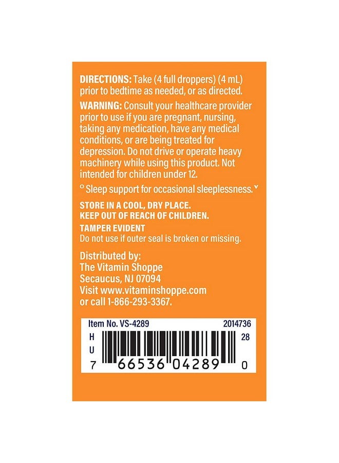 The Vitamin Shoppe Liquid Melatonin 2 Liquid Raspberry by The Vitamin Shoppe - Image 4