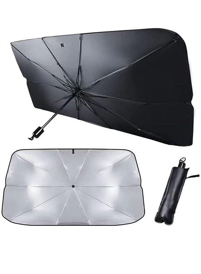 Foldable Car Sunshade, Windshield, UV and Heat Sun Visor Protector - Image 1