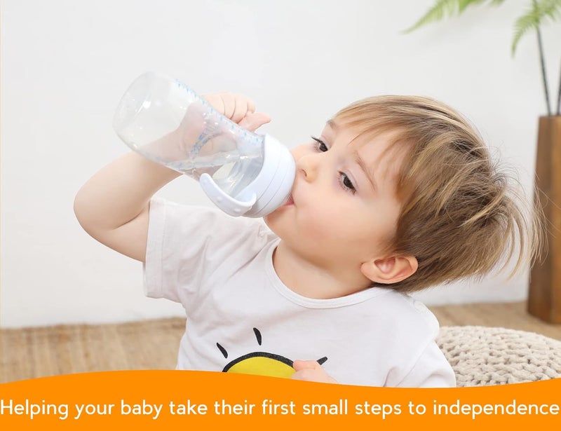 CHUBBIEE مقابض زجاجات الأطفال لزجاجات فيليبس أفينت الطبيعية متوافقة مع حامل زجاجة أفينت للأطفال 2 قطعة - Image 4