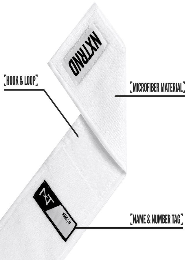 NXT NXTRND Nxtrnd Streamer Football Towel, Thin Sports Towel, Dries Hands & Football Accessories (White) - Image 4