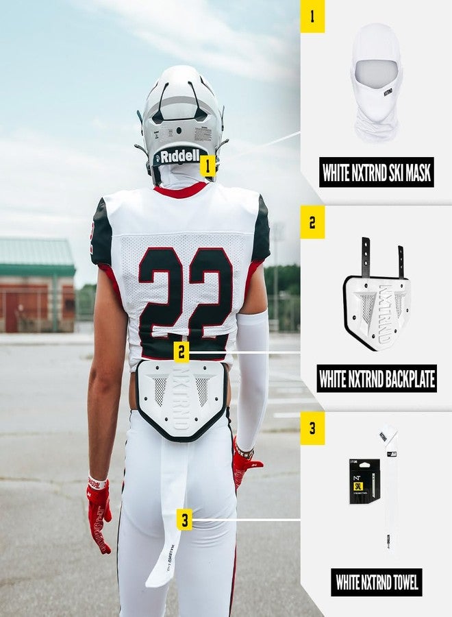 NXT NXTRND Nxtrnd Streamer Football Towel, Thin Sports Towel, Dries Hands & Football Accessories (White) - Image 5