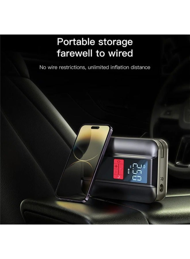 YESIDO VC04 22 Cylinder Portable Wireless Car Tire Inflator with LED Light Air Pump
