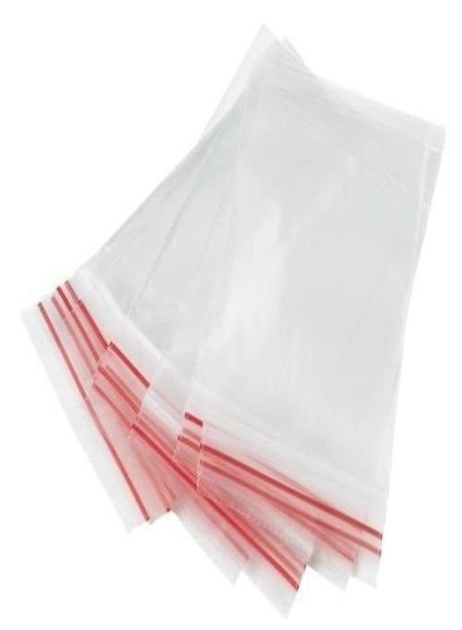 NWS Plastic Zip Lock Air Tight Pouch/Bag (12 x 16 inches) -20 Pieces( multicolour)
