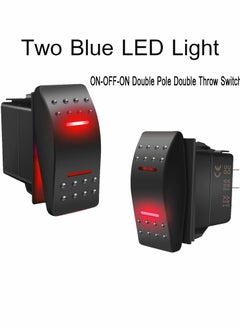 SYOSI Waterproof Rocker Switch Toggle ON OFF Red LED Light 12V 20A 24V 10A 7Pin with Jumper Wires Set for Automotive Cars Vehicles Marine Boats Trucks Trailers 4x4 Caravans RVs ATV UTV and More  - Image 4