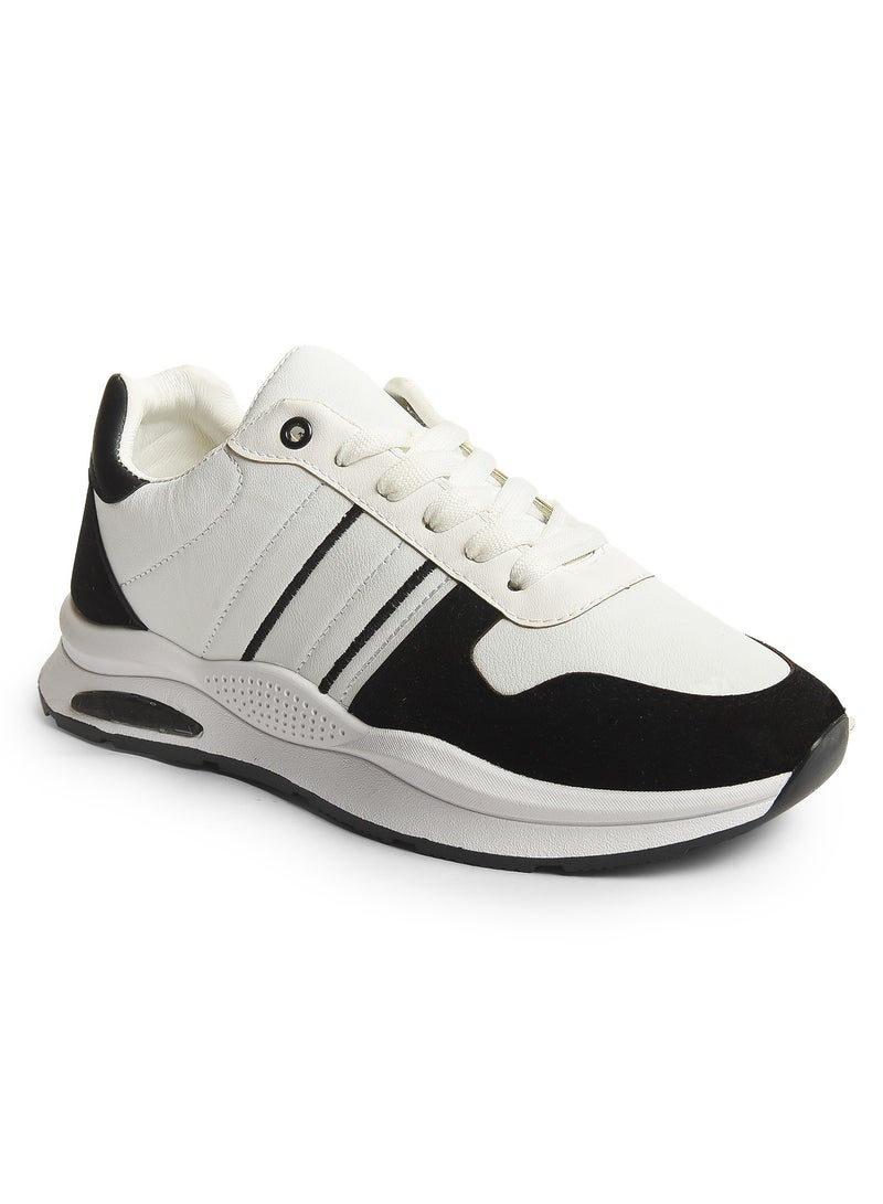 Men's Stylish Casual Lace-up Leather Sneakers
