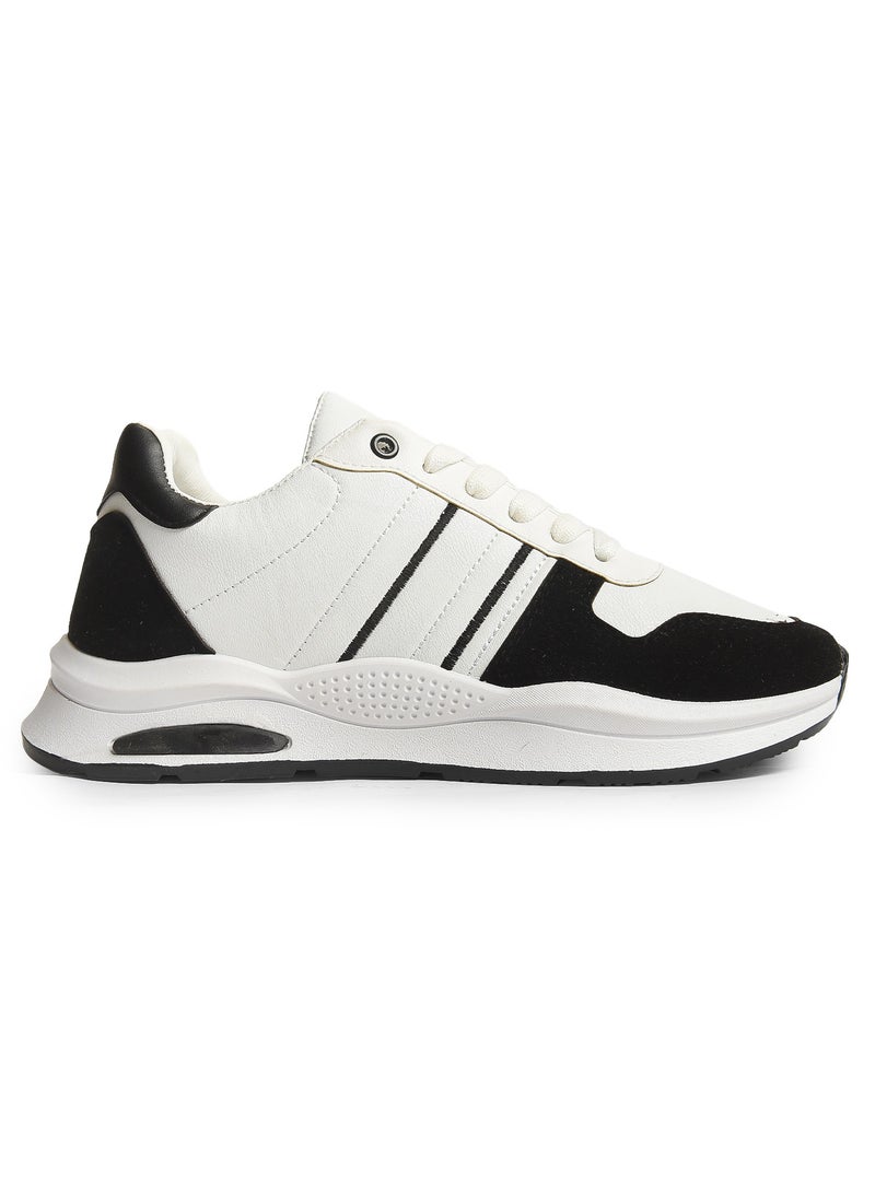 Men's Stylish Casual Lace-up Leather Sneakers