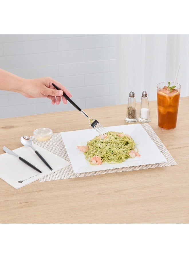 Restaurantware 10.8 x 10.8 x 0.5 Inch Party Plates, 100 Disposable Plastic Dessert Plates - Square, Heavy-Duty, White Plastic Salad Plates, Serve Sides Or Appetizers, For Weddings Or Catering  - Image 5