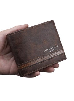 Generic New Men's Wallet with Multiple Pockets and Features, Attractive Character and European and American Style, Short and Casual  - Image 1