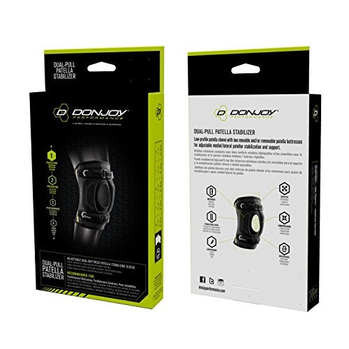 DonJoy Performance دعامة الركبة دون جوي للأداء مع تثبيت مزدوج للركبة، كبير جداً - Image 5