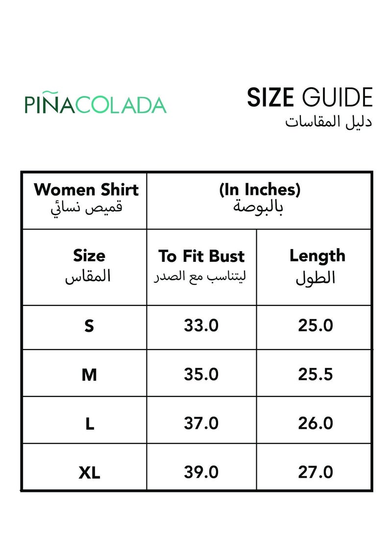 PINACOLADA Women's Chocolate Brown Metallic Pleated Shirt - Image 4