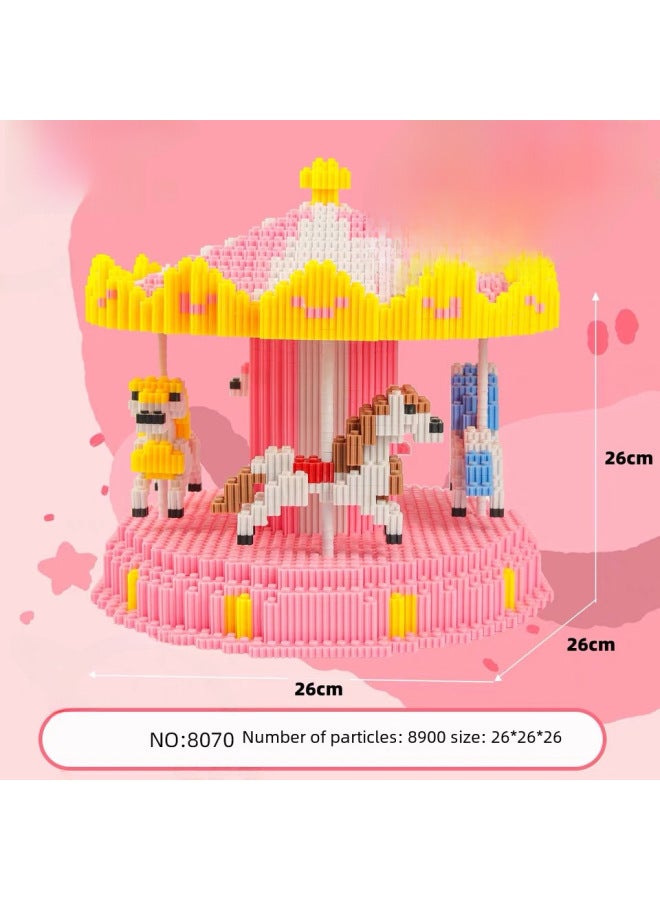 Toy/puzzle Category Building Blocks/figurines Subcategory Construction Toys Age Range Years Gender Unisex Material Plastic Theme-Color:8091 Backpack Wear Road - Image 5
