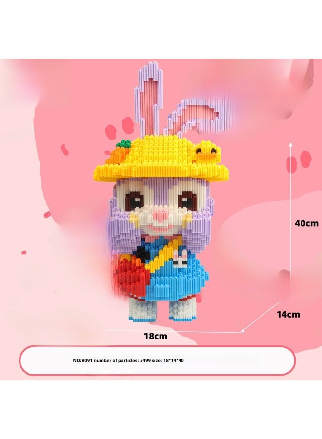Toy/puzzle Category Building Blocks/figurines Subcategory Construction Toys Age Range Years Gender Unisex Material Plastic Theme-Color:8091 Backpack Wear Road - Image 1