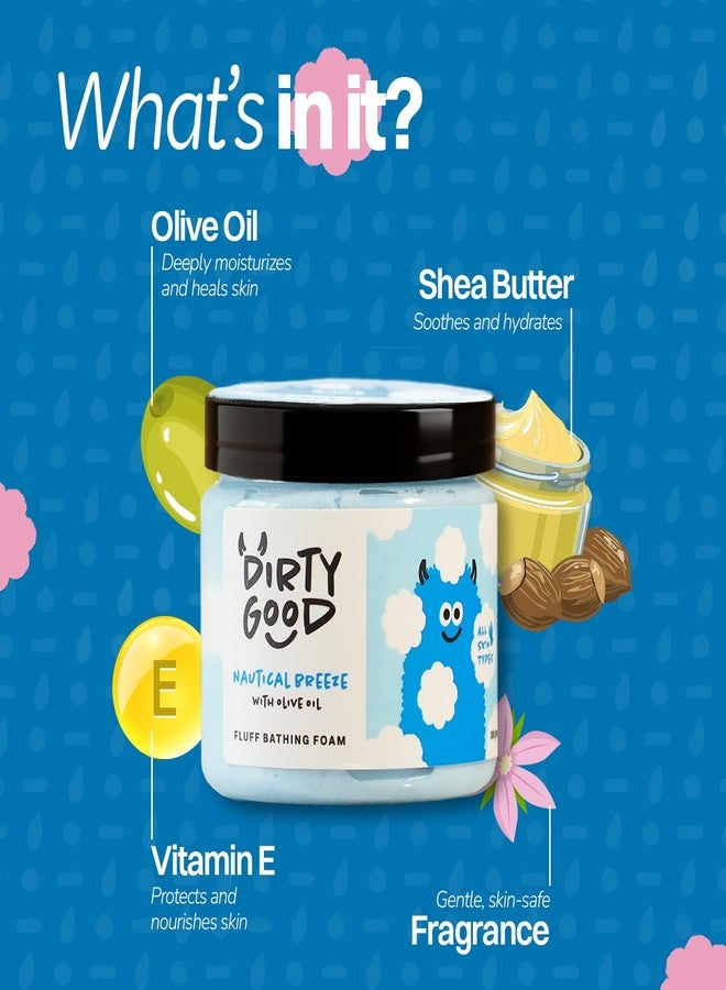 Dirty Good Kids Gift Hamper for Boys & Girls (3+ Years) – 4 Piece | Gentle & pH Balanced | Sulphate, Paraben & Phthalates Free | Nautical Breeze Bath Wash, Vanilla Body Butter, Berry Lip Balm & Watermelon Lip Balm - Image 4