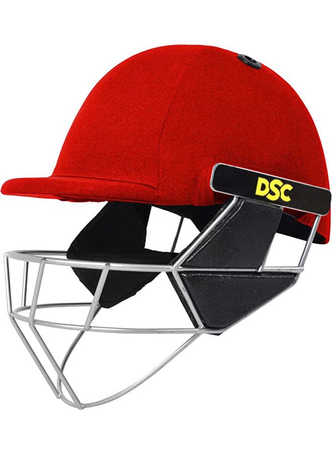 DSC SCUD Cricket Helmet | Size: Medium | For Men & Boys | Fixed Spring Steel Grill | Adjustable Back Support Strap | Removable and washable sweatband | Lightweight  - Image 1