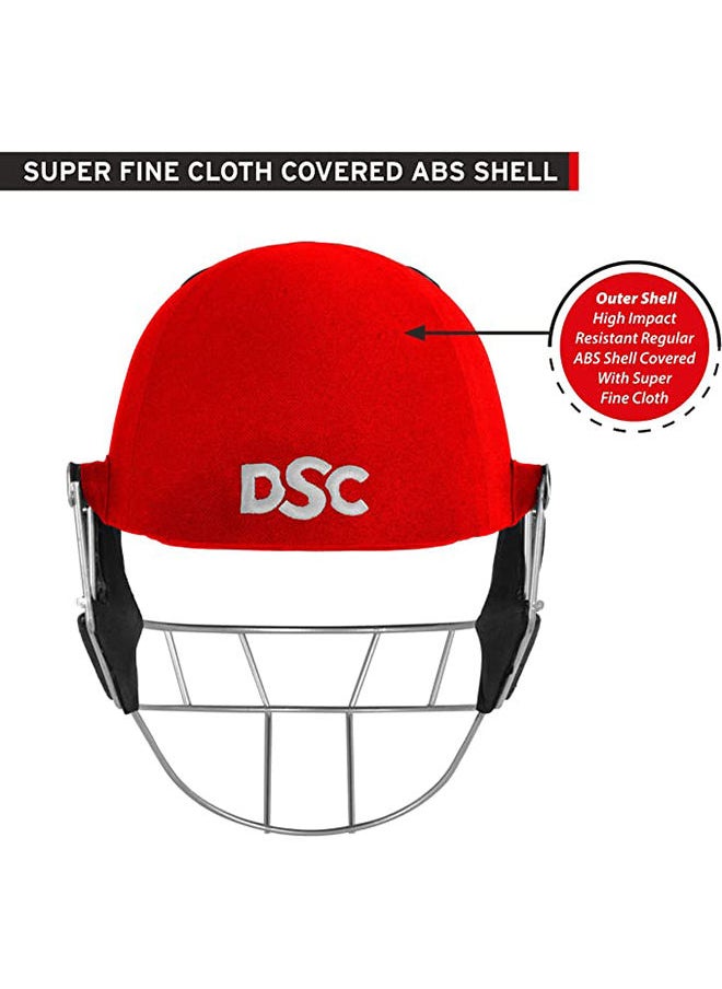DSC SCUD Cricket Helmet | Size: Medium | For Men & Boys | Fixed Spring Steel Grill | Adjustable Back Support Strap | Removable and washable sweatband | Lightweight  - Image 4