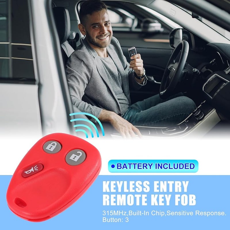 جهاز تحكم عن بعد بثلاثة أزرار للدخول بدون مفتاح لسيارات شيفروليه سيلفرادو وتاهو وجي إم سي سييرا وكاديلاك إسكاليد 2003 2004 2005 2006 - Image 5