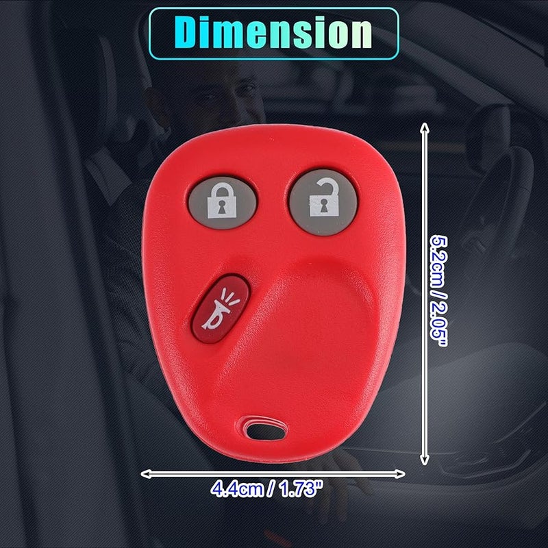 جهاز تحكم عن بعد بثلاثة أزرار للدخول بدون مفتاح لسيارات شيفروليه سيلفرادو وتاهو وجي إم سي سييرا وكاديلاك إسكاليد 2003 2004 2005 2006 - Image 3