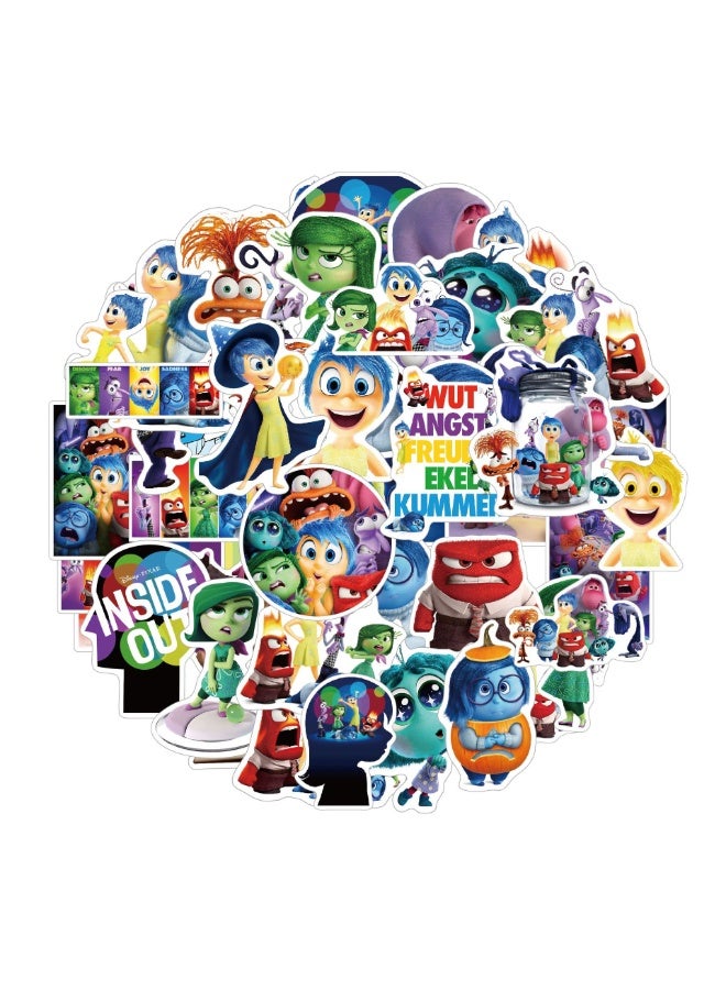 NIBEMINENT 50 Pcs Cartoon Agents Team Deco Kit Waterproof Stickers, High Definition Printing Bright Colors, Suitable for Laptop Skateboard Luggage Water Bottle Guitar DIY - Image 1