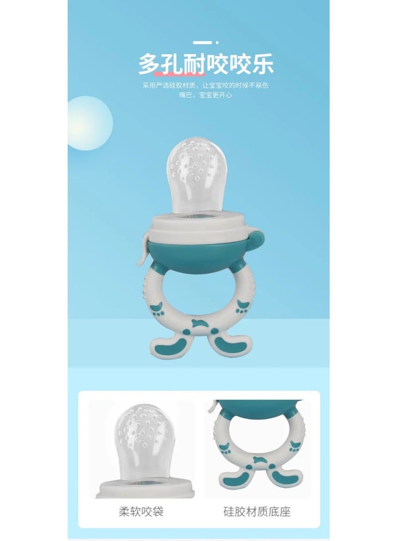 شيكو لهاية لتغذية الفاكهة للأطفال (شيكو) ( عضاضة فواكه ) – مغذي طعام طازج + 2 غيار اضافى - Image 2