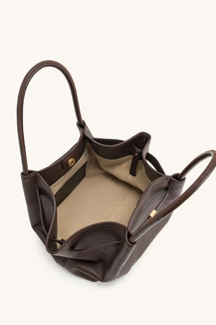 JW PEI Hana Medium Tote Bag - Dark Brown - Image 4