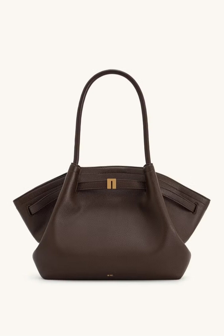 JW PEI Hana Medium Tote Bag - Dark Brown - Image 1