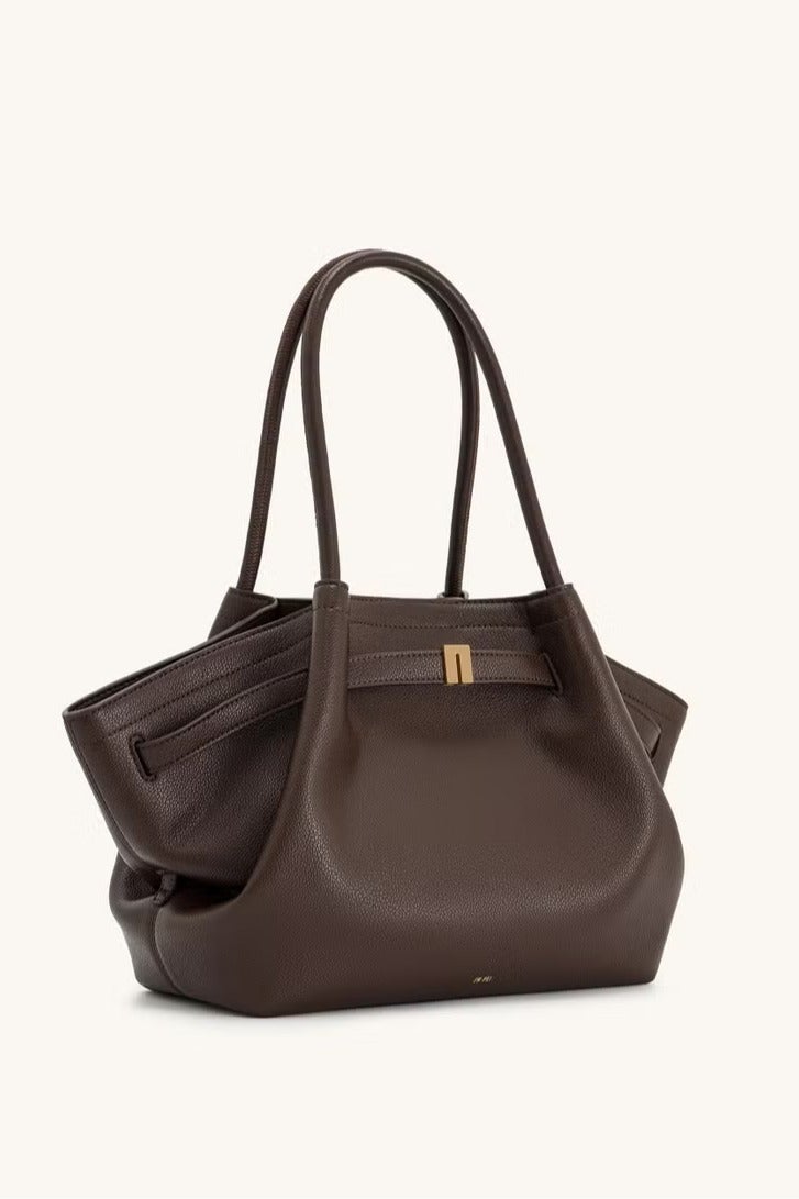 JW PEI Hana Medium Tote Bag - Dark Brown - Image 3