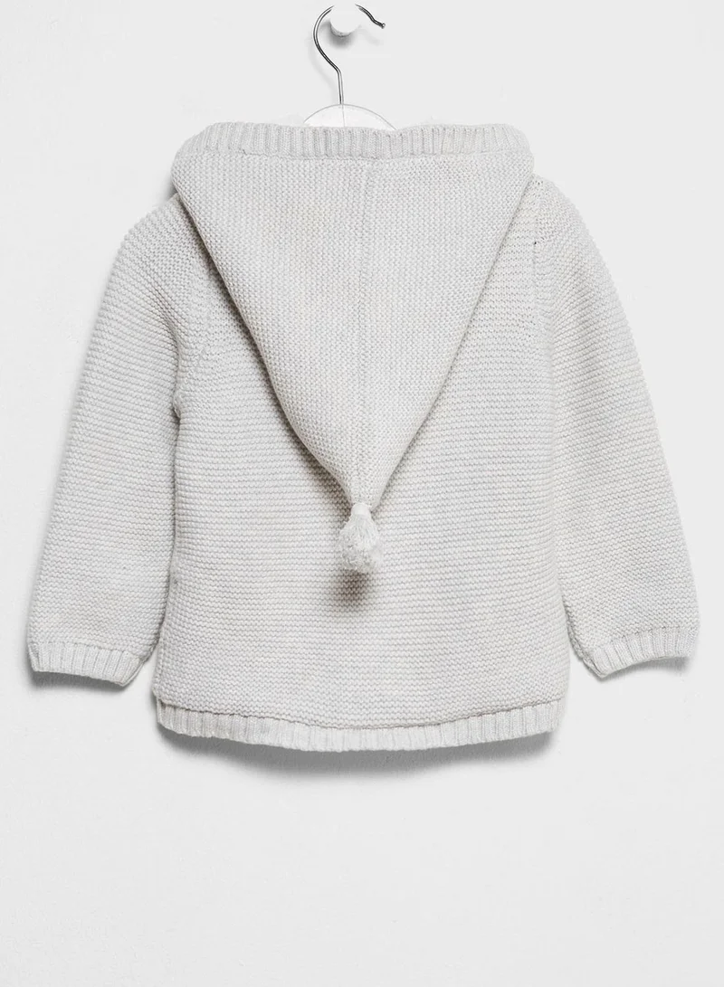 F&F Infant Hooded Cardigan