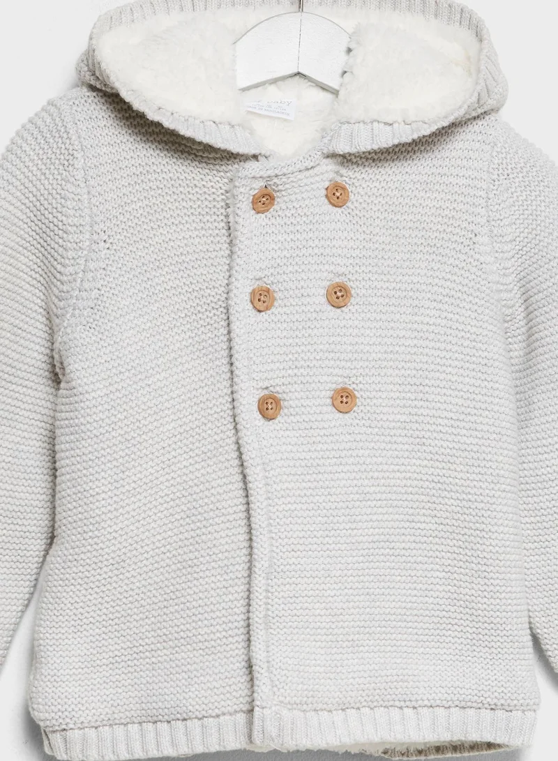 F&F Infant Hooded Cardigan