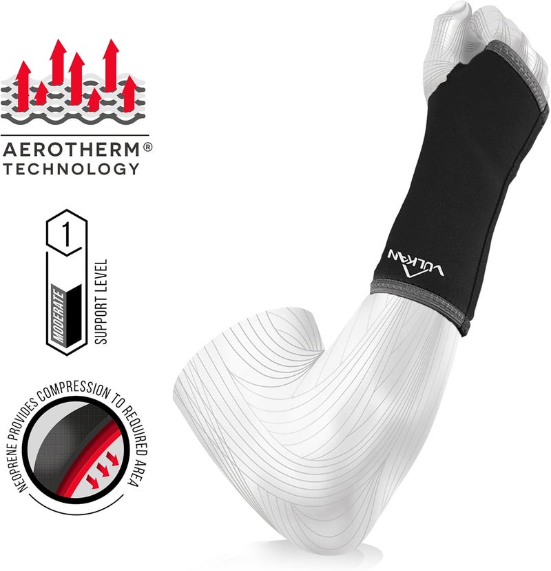 Vulkan Classic Long Wrist Support Large Wrist Brace for Strains and Sprains Wrist Sleeve for Carpal Tunnel Syndrome Tendonitis and RSI Injuries Wrist Compression Sleeve for Fractures - Image 3