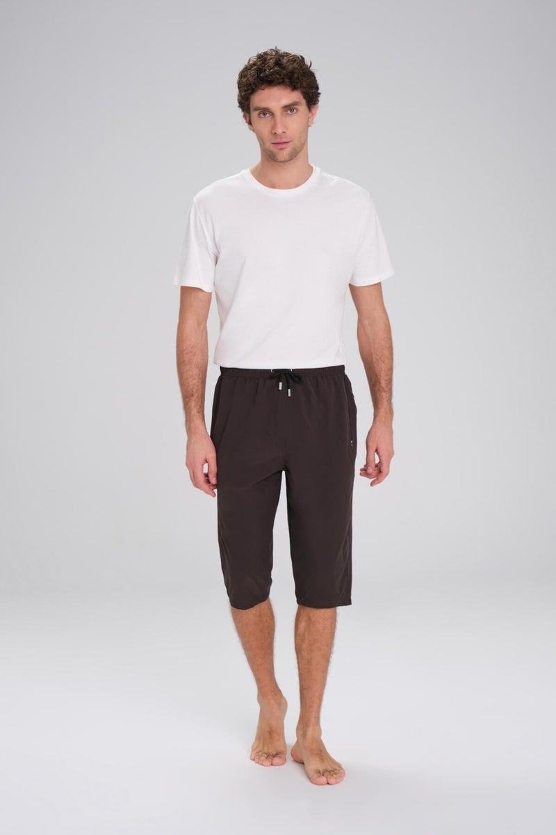 Haşema Khaki Long Men's Pool and Sea Shorts 24-25 - Image 1