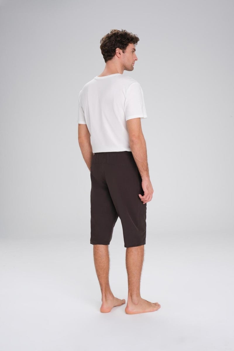 Haşema Khaki Long Men's Pool and Sea Shorts 24-25 - Image 2
