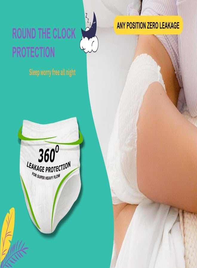 Caredone Disposable Period Panties for Women | S-M | 360° Sanitary Protection for Heavy Flow | No Leakage, No Rashes, No Discomfort | Maternity Panties with High Absorbency | Pack of 5 - Image 4