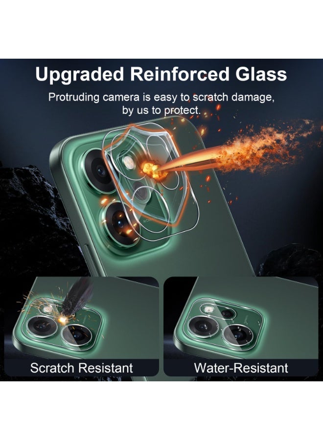 general Compatible with OPPO Reno14 F 5G Tempered Glass, 【2+2 Pack】 Screen Protector and Camera Lens Protector, 9H Hardness HD Anti-Scratch Tempered Glass Protective Film - Image 5