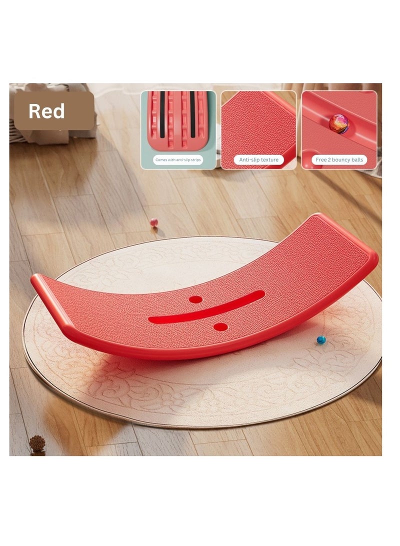 ترتيس لوح التوازن، لوح هزاز للأطفال، لوح تمايل قوي للأطفال، لعبة موازنة ممتعة وجذابة، لوح توازن للأطفال لتحسين التوازن - Image 3