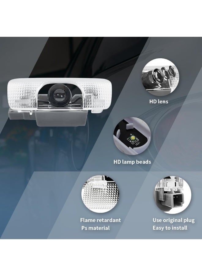 Vierex مناسب لتويوتا لاند كروزر برادو 250 J250 2 قطع أضواء شعار باب السيارة LED - Image 5