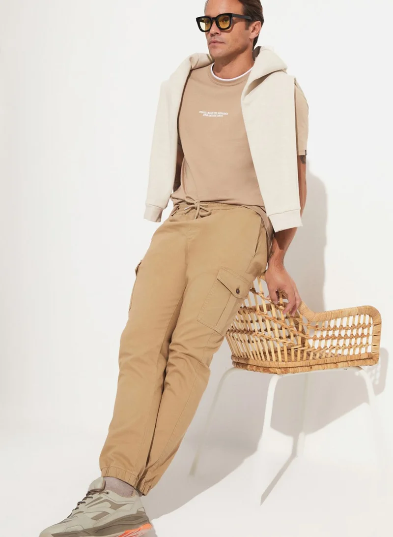 جون Casual Cargo Pocket Jogger Pants