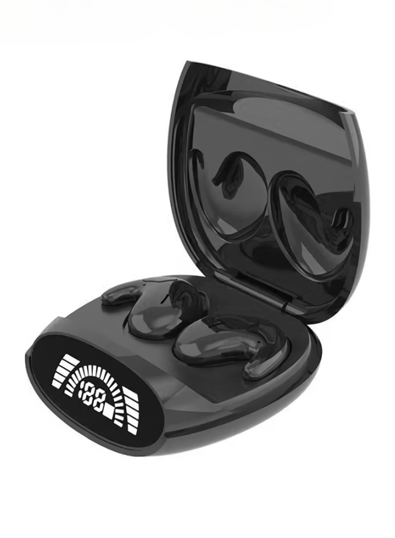 AROAQ Wireless Sleep Earbuds, Soft Comfortable Invisible Bluetooth Earphones, HIFI Sound Stable Noise Cancelling Wireless Headsets, Long Endurance Gaming Headphones With Mic, (Black) - Image 1