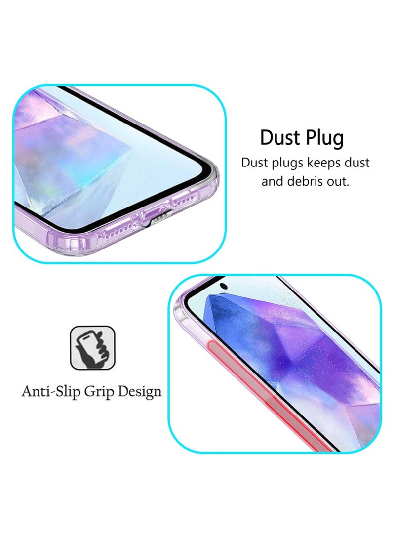 Waldic Silicone Protective Back Cover For Samsung Galaxy A34 5G - Clear - Image 4