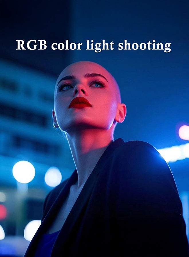 WALALLA Ring Light for Phone, Comes with a handheld tripod, Phone Ring Light Stabilizer for Video Recording,Smartphone Video Rig for Tiktok Vlogging,RGB Video Light for Photography Filmmaking Video Maker,Stabilizer Light Combination - Image 5