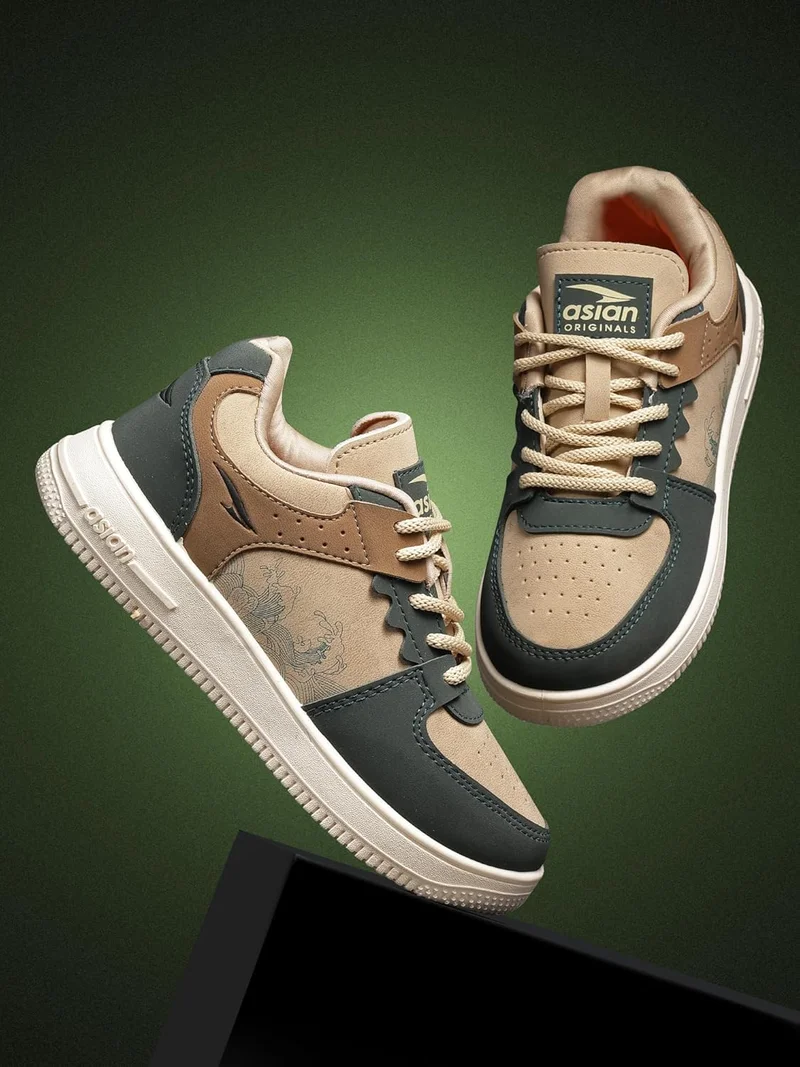 أسيان Stylish Casual Mid Top Sneakers for Men and Boys