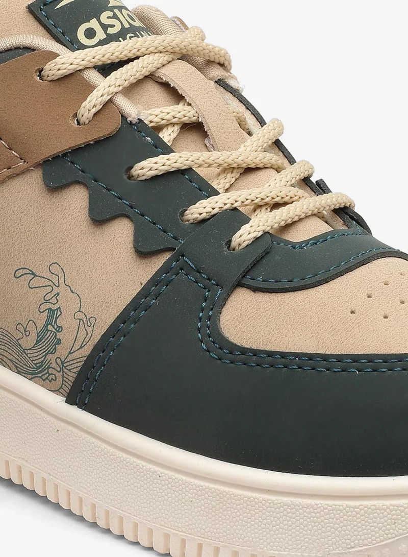 Asian  Stylish Casual Mid Top Sneakers for Men and Boys for Men | Best Price UAE