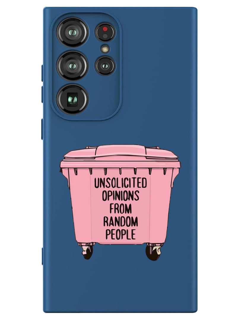 Theodor Protective Slim Fit Case Liquid Silicone Cover with Full Body Protection Anti-Scratch Shockproof Case For Samsung Galaxy S24 Ultra (Blue) - Opinions - Image 1