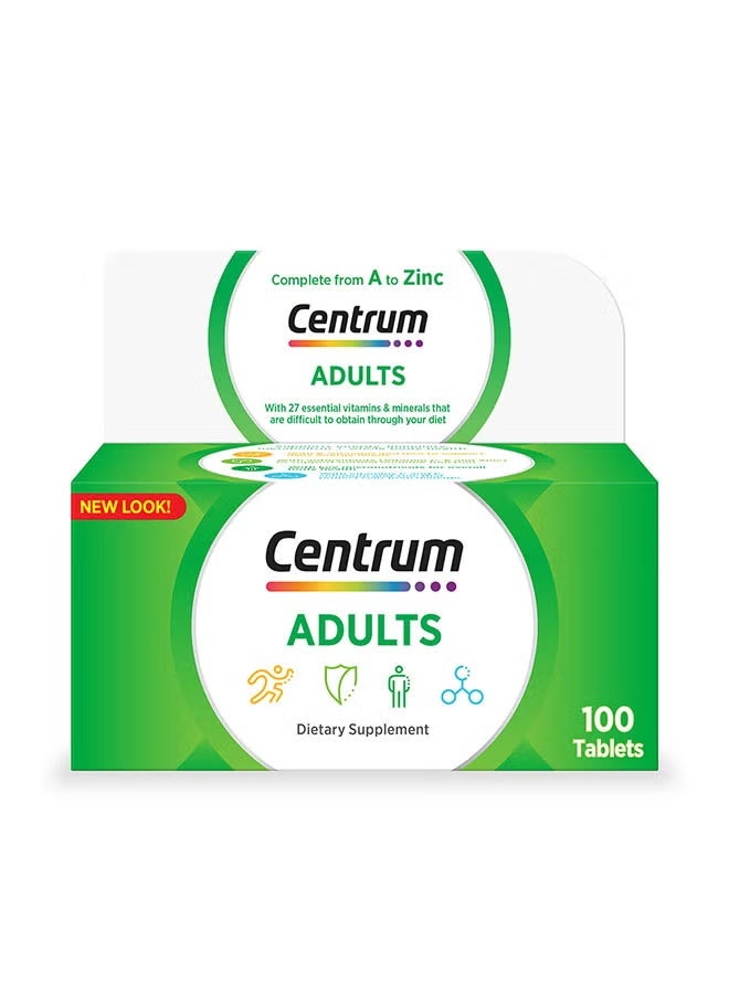 Centrum Men Centrum Adult Multivitamin, 100 Tablets - Image 2